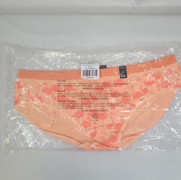 SEAMLESS HIPSTER PANTY - FLAMINGO CORAL - Picture 2 of 2
